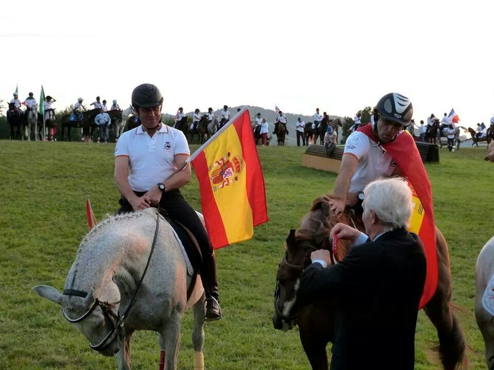 José Romera, jinete de la Federación Navarra, el mejor español clasificado en la PAR del mundial de TREC